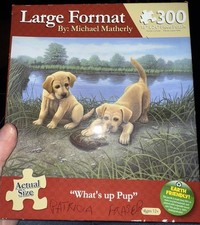 What  s Up Pup 300 Piece Puzzle, Large Format    Golden Retriever All Pieces  