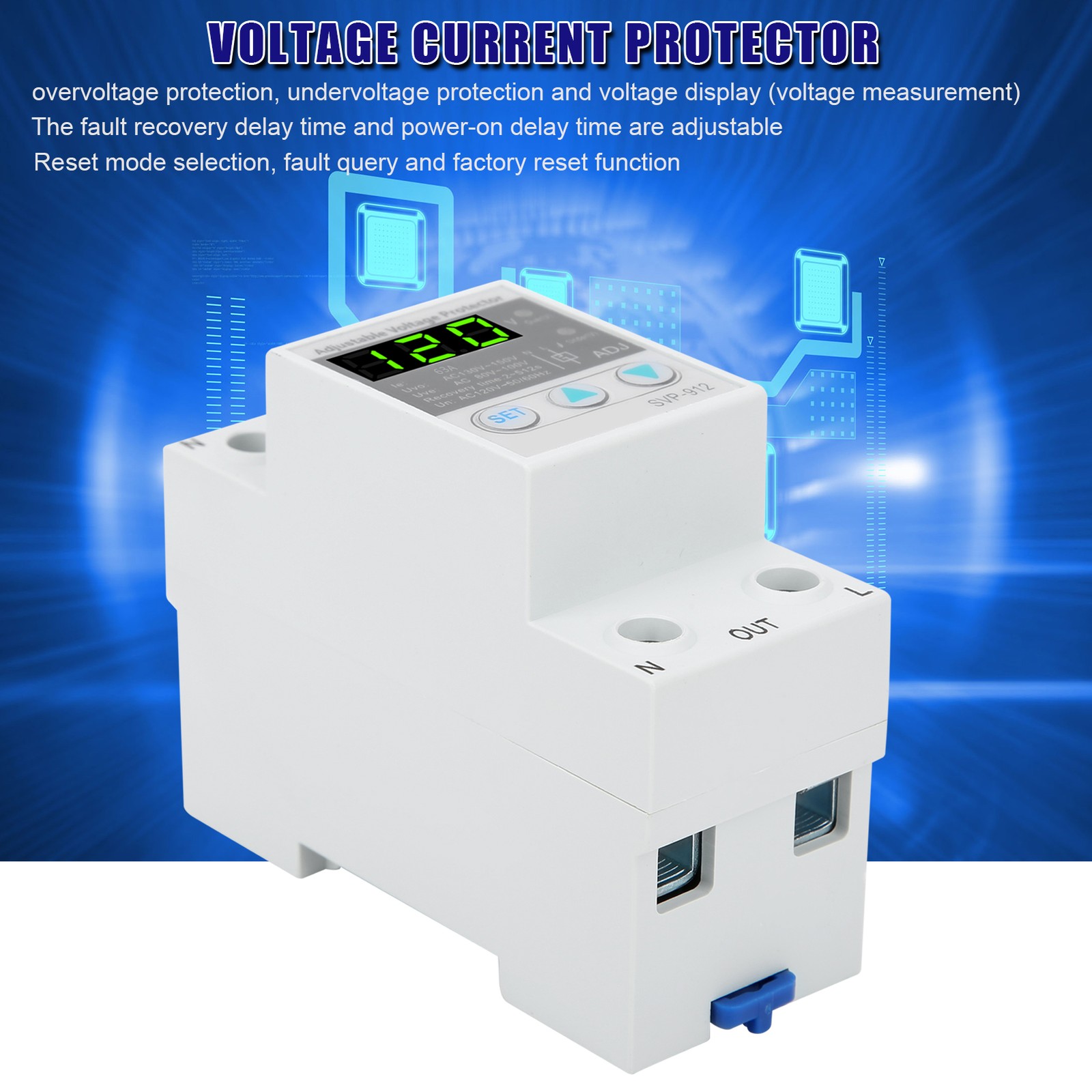 Adjustable Voltage Switch For Over/Under Voltage Protection