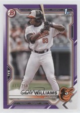 2021 Bowman Draft Purple 113/250 Donta' Williams #BD-90 0z8v