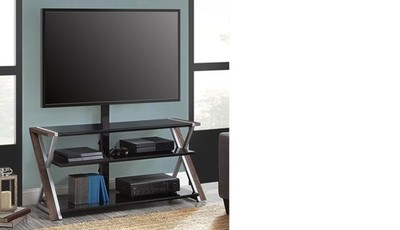 Whalen Furniture Xl-44W Xavier 3-in-1 TV Stand for TVs up to 70