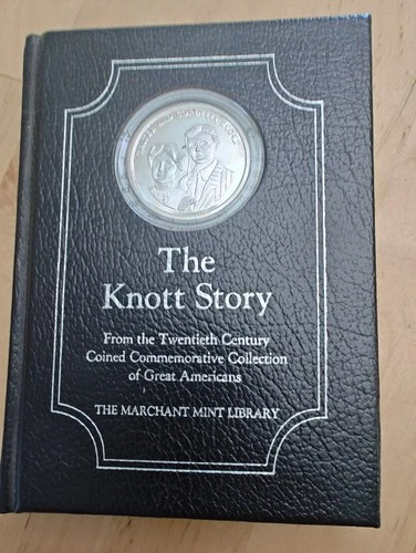 .999 Silver Round Autographed The Knotts Story Book Mint Library 59/2100 RARE!!