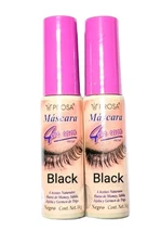 2 PACK! Prosa Mascara 4 in 1 - Treatment & Growth, Extend & Volume Black Mascara