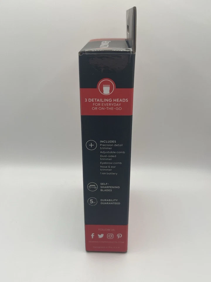 Recortadora de detalles impermeable Remington Ultimate Precision Series nueva en caja Foto 2 de 4