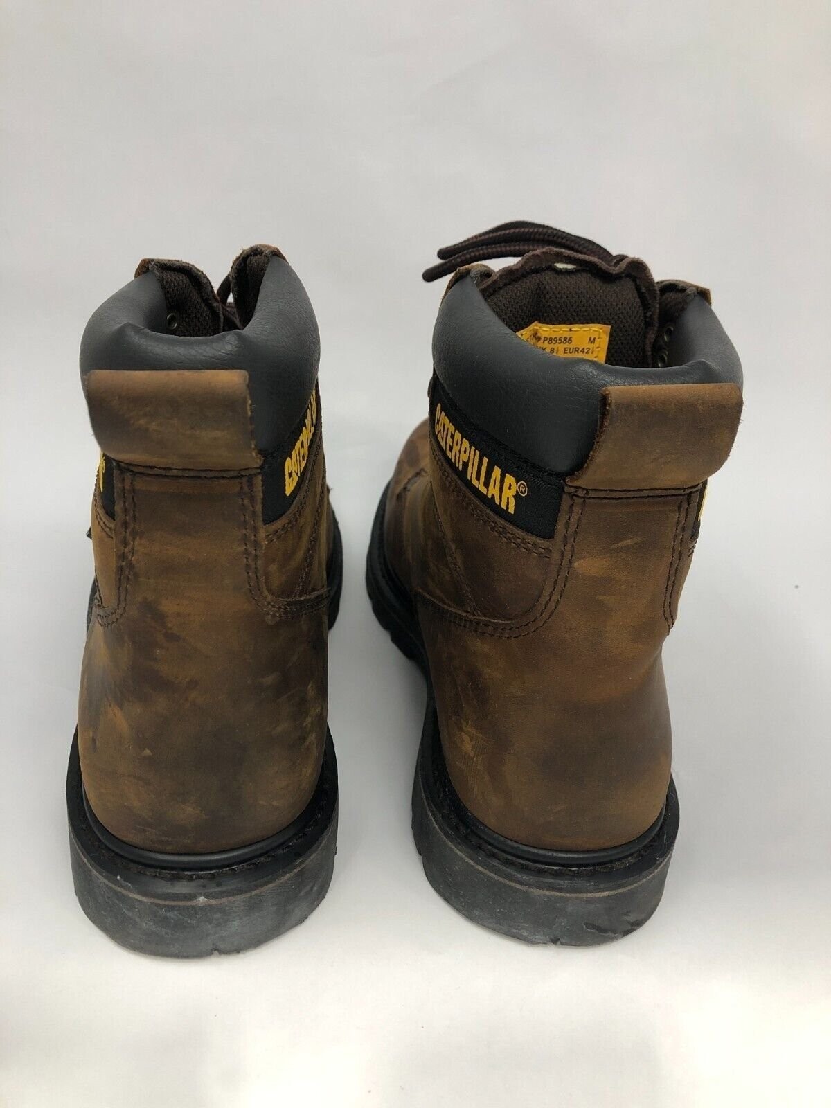 Cat Footwear Men's Second Shift Steel Toe Work Boot Dark Brown Sz 9.5 W P89586 image 2