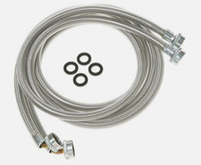 OEM  GE Washer Hose 6 Ft. Stainless Steel Pack of 2 with Washers Case of 8