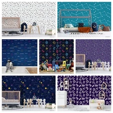 3D Constellation Pattern Self-adhesive Wallpaper Removable Wallpaper Wall Mural