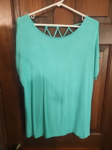 White Birch Sm Turquoise W Blouse