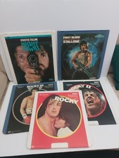 CED Silvester Stallone Lot Set For Display