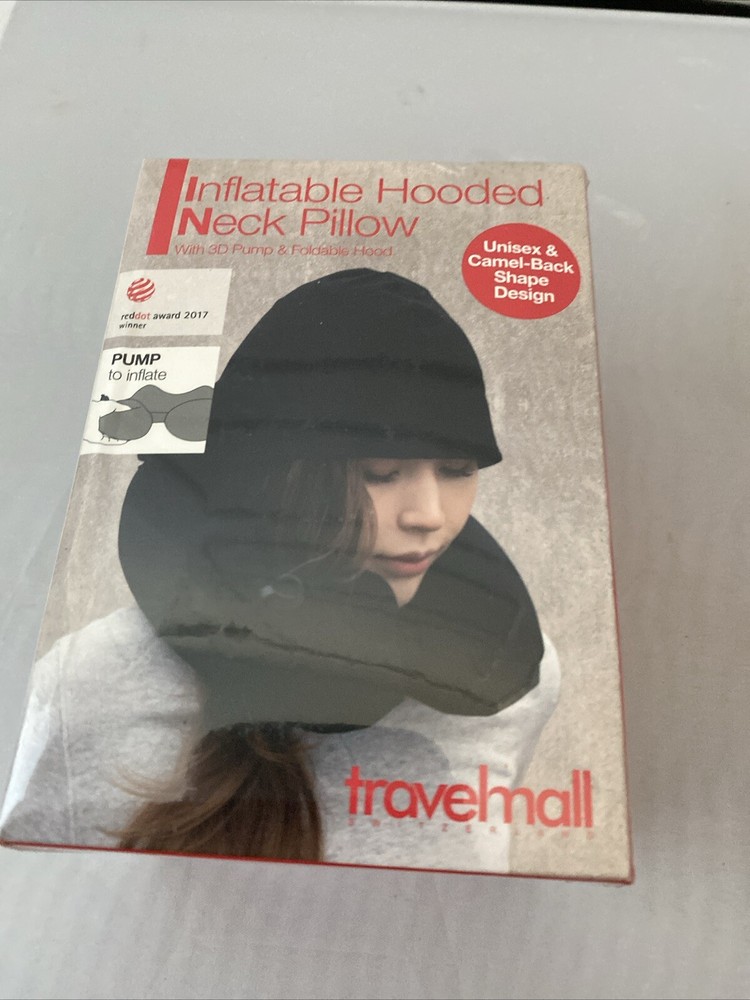 Inflatable Travel Pillow Set with Neck Support by Travel Mall