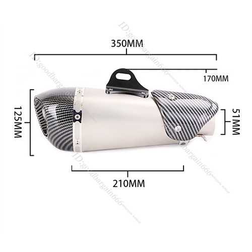 Silenciadores de tubo delantero sistema de escape para Yamaha MT-09 XSR900 Tracer 900 2014-2020 - Imagen 5 de 13