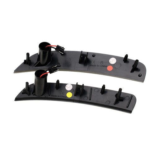 Luces de señalización laterales de parachoques delanteras y traseras ahumadas para modelos Fiat 500 Abarth 2012-2017 - Imagen 3 de 12