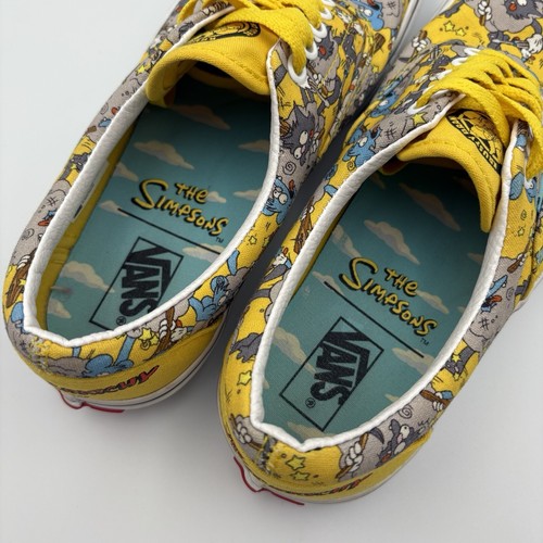 VANS x The Simpsons Itchy and Scratchy Trainers Yellow Size UK 6, US 8.5, EUR 39 - Picture 11 of 14