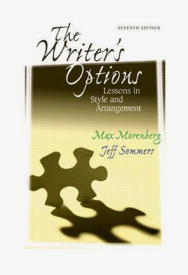 The Writer's Options by Max Morenberg
