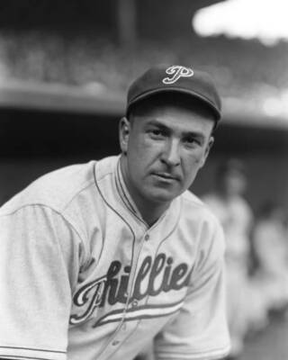 Alfred C Todd of the Philadelphia Phillies in 1934 Baseball Old Photo