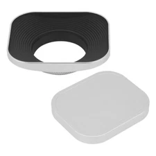 Screw-in Mount 39mm Standard Metal Lens Hood Universal fr DSLR SLR Camera Silver