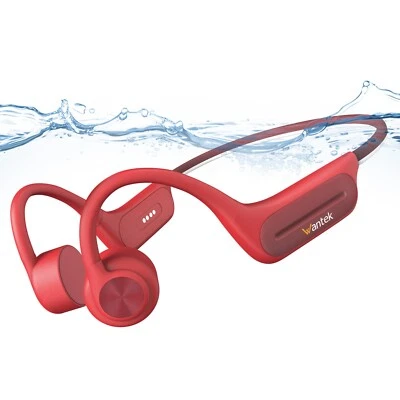 Wantek Bluetooth Bone Conduction Headphones IPX8 Swimming Waterproof 32GB MP3