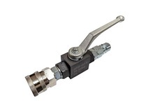 Pressure Washer Quick Release  2 Way ball Valve Carbon Steel Lever Operated