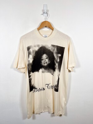 #ad Vintage Screen Stars Doris Troy T Shirt Mens Large 90s 80s Made in Ireland GBP 54.98