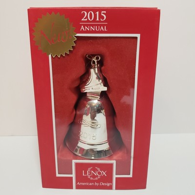 Lenox 2015 Annual Musical Bell  ''Ice Skates'' Plays We Wish You A Merry Christmas