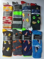 New George Fashion Crew Socks choose your style 