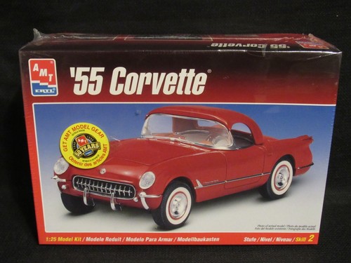AMT Ertl 1:25 Scale '55 Corvette Model Kit Sealed AD832 | eBay