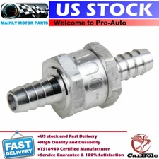 3/8" 10mm Inline One Way Check Valve Fuel Diesel Gas Liquid No Return Universal