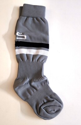 2x HS S13 Kinder Jungen Socken Fußballsocken Grau Streifen Gr.31-33
