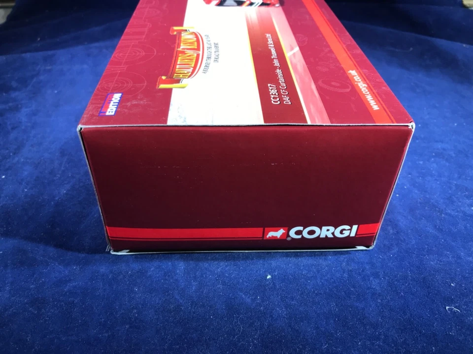 K-78 CORGI 1:50 SCALE DIE CAST TRUCK -CC13617 DAF CF CURTAINSIDE - JOHN TRUSWELL - Image 4 of 4