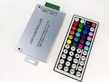 44 Key RF Remote Wireless RGB Controller DC 12V 24A for SMD 5050 3528 LED Strip
