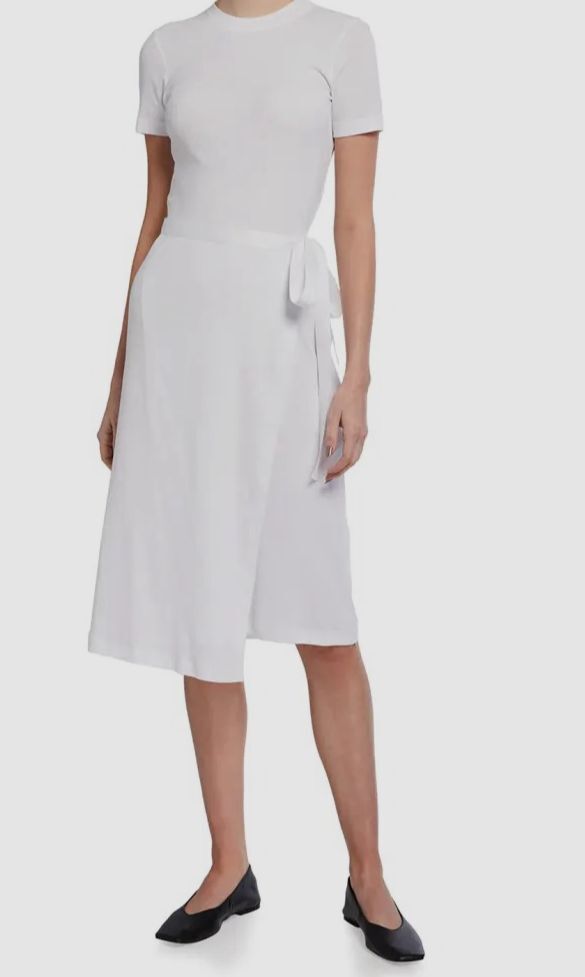 rosetta getty shirt dress POLO T-SHIRT DRESS XXL / BLACK/WHITE