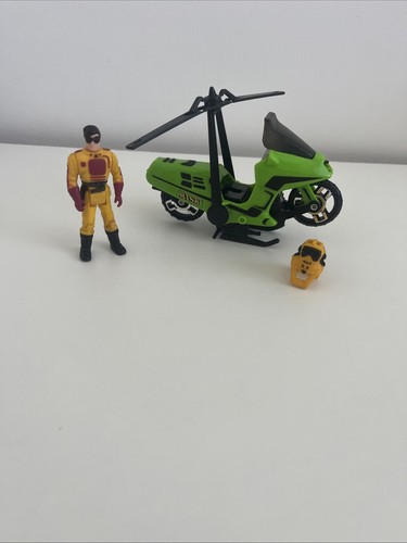 Vintage Kenner M.A.S.K. Condor Complete with Brad Turner & Hocus Pocus Mask 1985