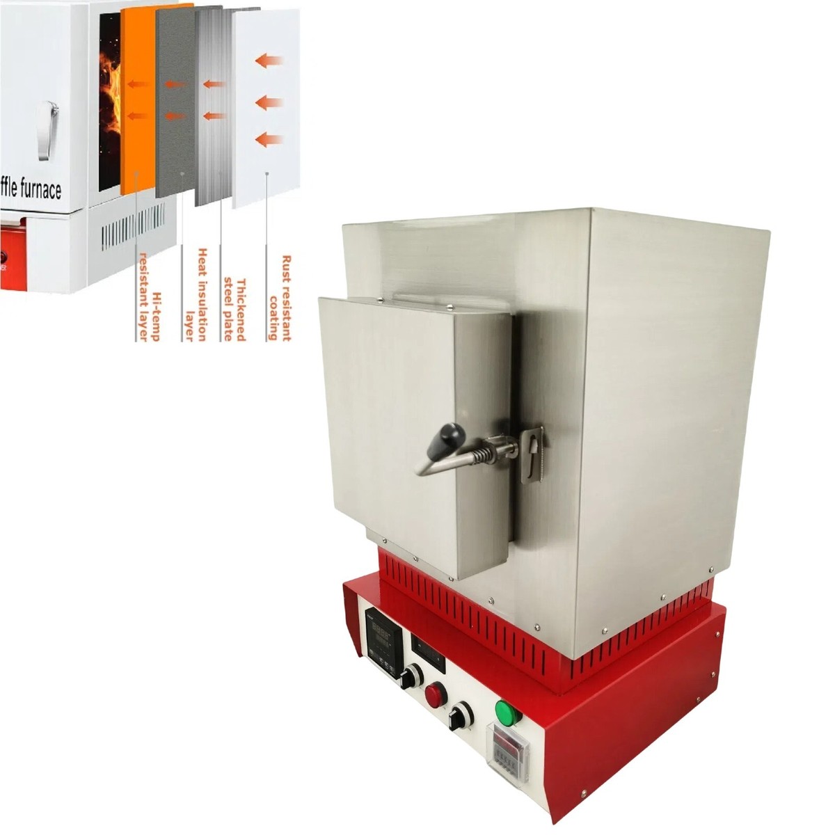 Lab Intelligent Jewelry Processing Hi-Temp Resistance Furnace Box