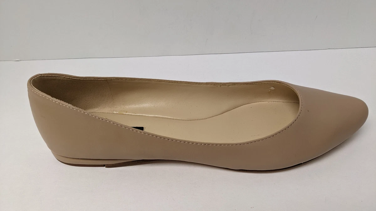 Nine West Speakup Ballet Flats Natural Women s 9 M eBay