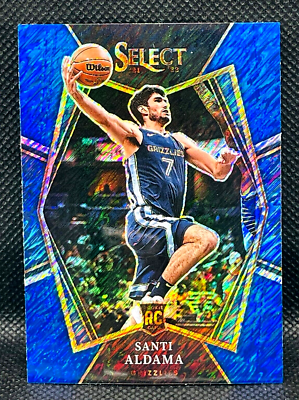 2021-22 Panini Select - Premier Level Santi Aldama #101 Blue