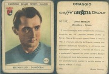 Fußballbild Champions Sport* Kaffee Lavazza Ed.1950 Sampdoria/Bertani* Nr.117