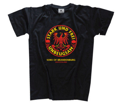 Sons of Brandenburg Stark, Frei und Unbeugsam Heimat Bundesland Fanshirt T-Shirt