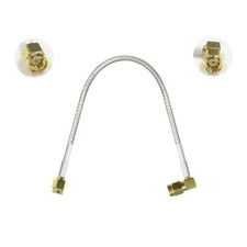 SMA Male to SMA Male RA 90  Pigtail Cable Adapter RG316 15/30/50/100cm for WIFI