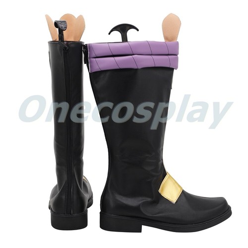 Genshin Impact Xiao Shoes Cosplay Men Boots Black Shoes - Picture 5 of 6