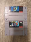 Super Mario World + Mario's Time Machine - Super Nintendo - Game Cartridges