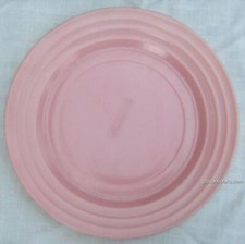 Pink Moderntone Hazel Atlas Glass Dinner Plate Vintage Tableware Dinnerware