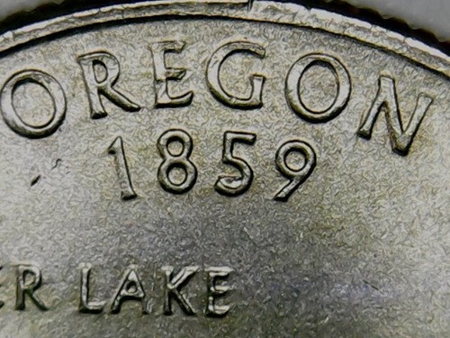 2003-P Oregon State Quarter Reverse Die Chip...............a7 - Picture 4 of 4