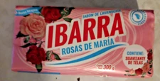 1 IBARRA JABÓN / ROSAS DE MARIA/LAUNDRY SOAP BAR/ 300G/FROM MEXICO