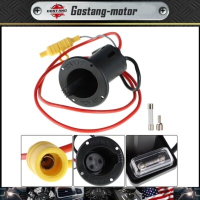 48 Volt DC Charger Receptacle & Fuse Kit For Club Car Golf Cart 1018468-01 