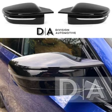M3 STYLE GLOSS BLACK WING MIRROR COVERS FOR BMW G20 G22 G23 G26 G30 3 4 5 SERIES
