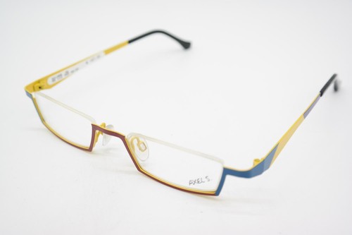 Brille Axel S. AX 112 Mehrfarbig Halbrand Brillengestell eyeglasses Neu - Picture 3 of 6