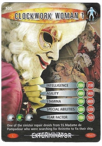 Doctor Who Battles in Time: Exterminator Common Cards - Picture 102 of 283