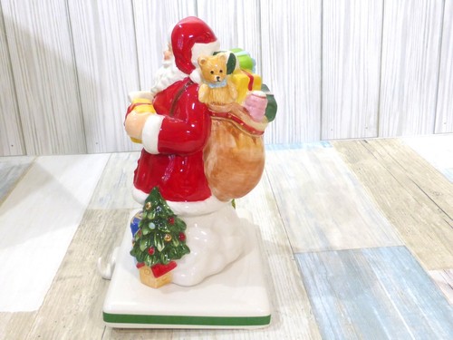 Spode Santa Stocking Holder Ceramic With Original Box - Picture 10 of 20