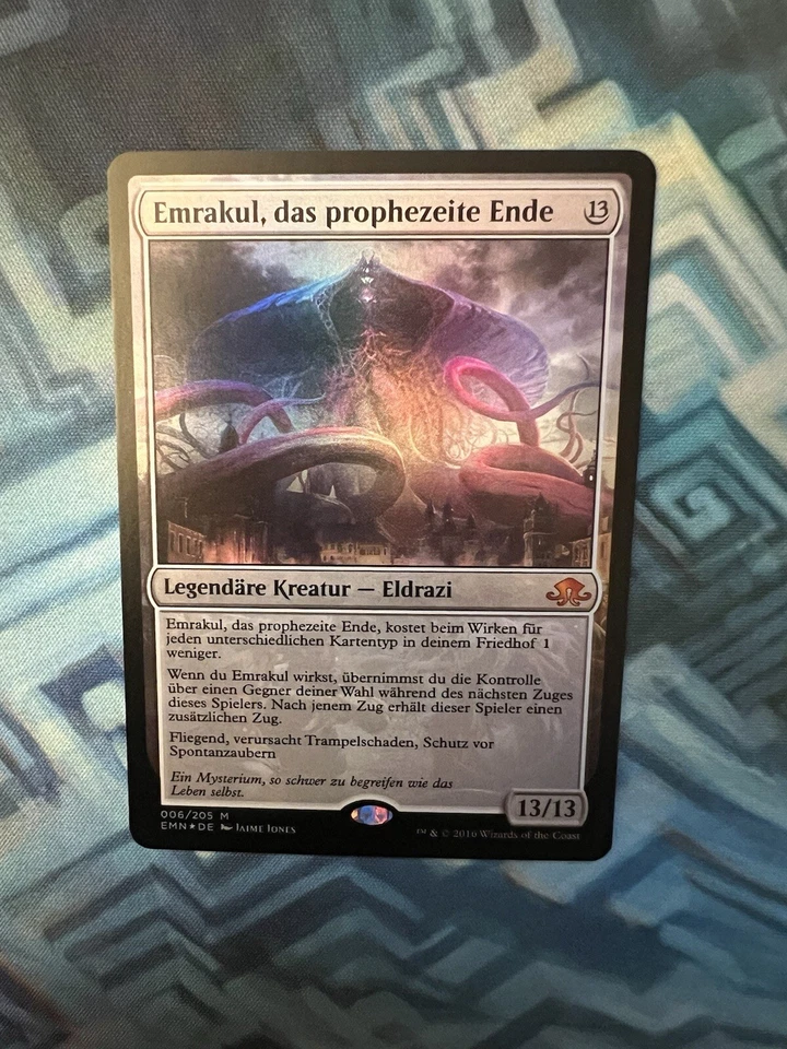 MTG Foil German Emrakul, the Promised End NM-/EX+ Eldritch Moon - Image 3 of 4