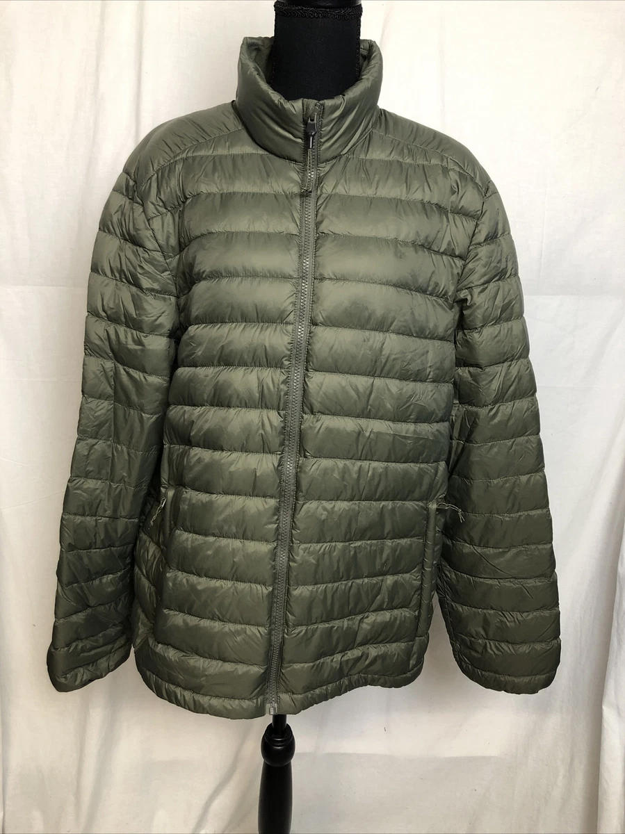 Champion Army Green Puffer Jacket Size L