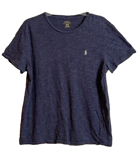 Polo Ralph Lauren Dark Blue Tee Shirt Womens M Crew Neck Pony Cotton